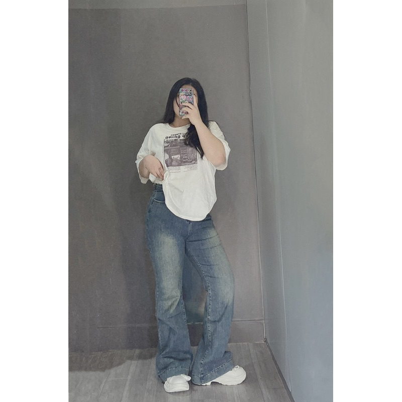 Quần jean ống loe bigsize 60-90kg