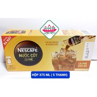 Hộp 375 ml nescafe nước cốt cà phê sữa đá, date 11/1/2025