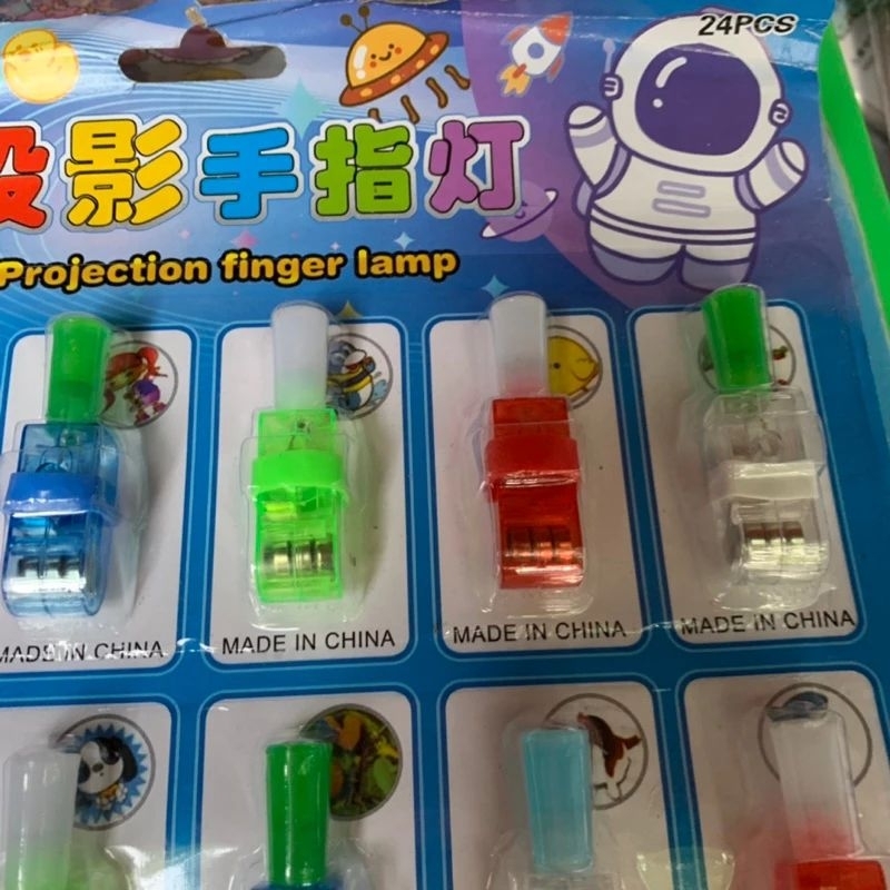 Sỉ Vỉ Đồ Chơi 30 đèn chiếu đeo vào ngón tay, đồ chơi mới cho bé