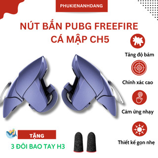 Nút Bắn Pubg Chơi Game Cá Mập CH5, Nút Bấm Pubg Free Fire - Phụ Kiện Anh Đăng