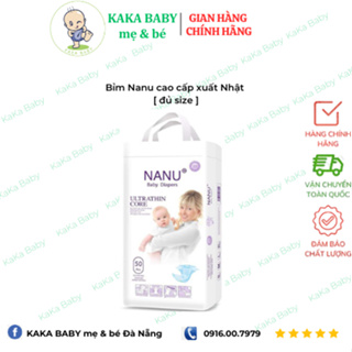 Bỉm quần Nanu cao cấp đủ size 1 bịch 50m