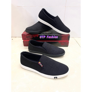 Giày lười vãi nam cao cấp..họa tiết kẻ sọc..đế cao su mềm,mang rất chân
