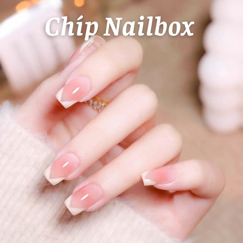 Set 24 móng giả D400 dáng móng dài