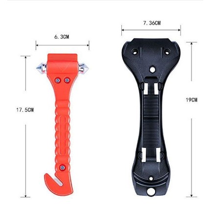 BÚA ĐẬP CỬA KÍNH Ô TÔ - BÚA PHÁ KÍNH THOÁT HIỂM LÚC NGUY CẤP - BÚA ĐA NĂNG