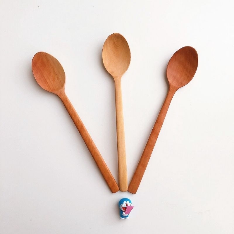 Thìa Muỗng Bằng Gỗ Cán Dài ,Thìa Cafe Ăn Cơm,Khuấy Sinh Tố,Trà Kombucha, Nấm sữa Kefir, Nấm Nước Kefir,Múc Mật Ong
