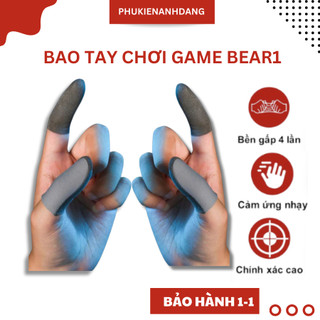  Bao Tay Chơi Game Găng Tay Chơi Game Chống Mồ Hôi Bear1 Sợi Bạc Siêu Nhạy 