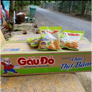 1 thùng cháo gấu đỏ thịt bằm