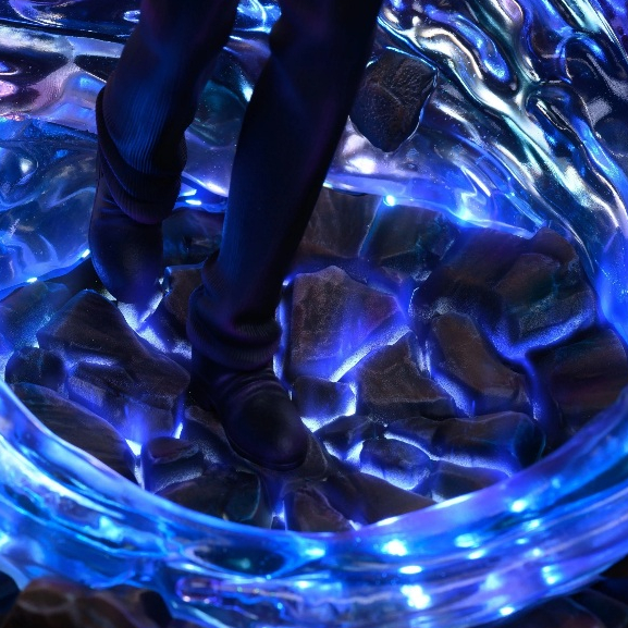 Mô hình jujutsu kaisen gojo nhân vật gojo satoru tung chưởng bản năng vô cực trang trí surprise gift Anime Game Figures