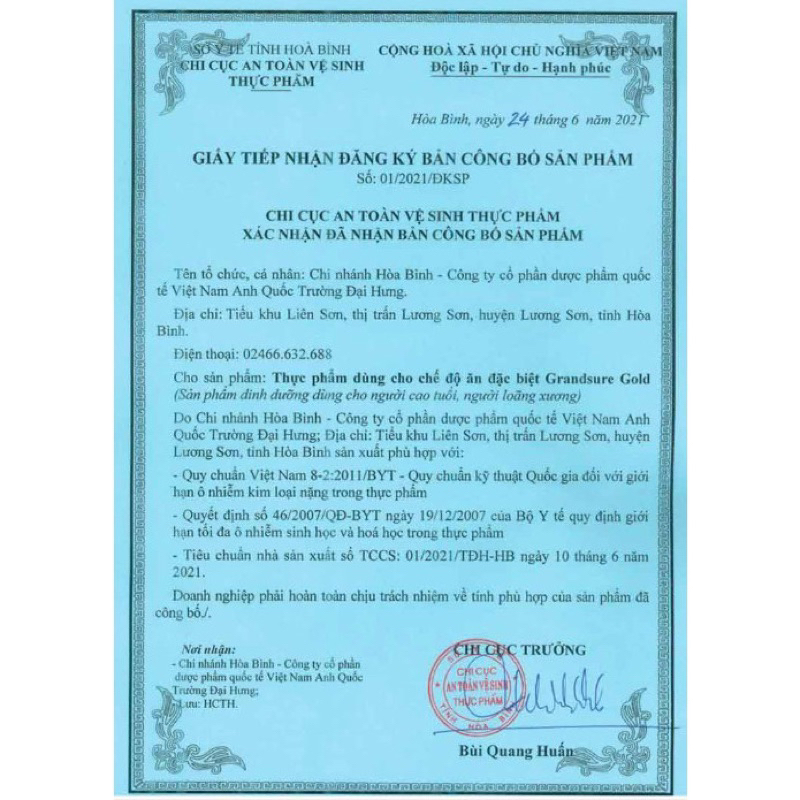 Sữa non Grandsure Gold 850g dành riêng cho người xương khớp