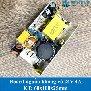 Board nguồn không vỏ 24v 4a 60x100x25mm