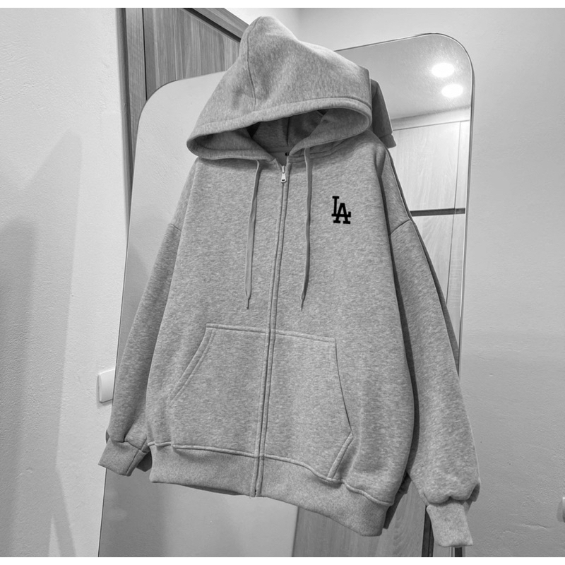 ÁO KHOÁT HOODIE ZIP M.L.B - HÀNG CHUẨN NỈ BÔNG