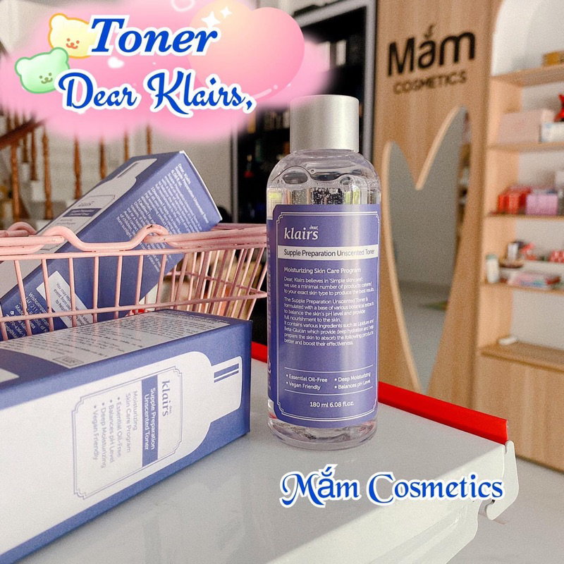 TONER QUỐC DÂN DEAR KLAIRS 180ml