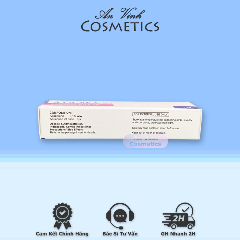 Kem giảm mụn ẩn Azanex Gel - 10g