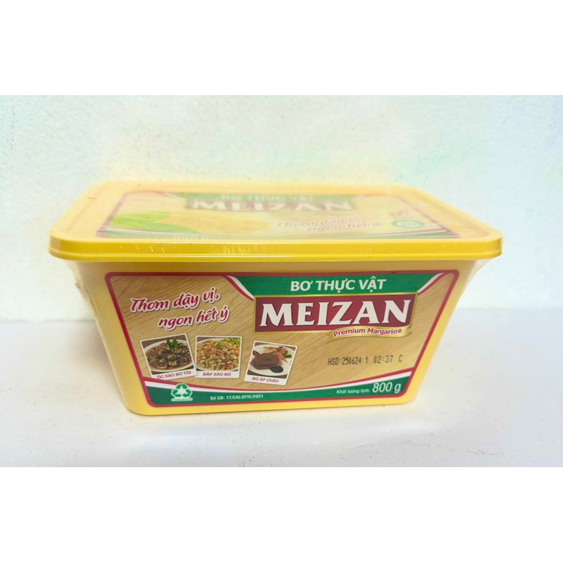 Hộp Bơ Thực Vật MEIZAN 800g