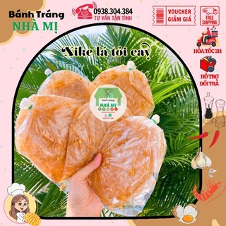 Bánh tráng muối tỏi xike thơm ngon (muối độc quyền)