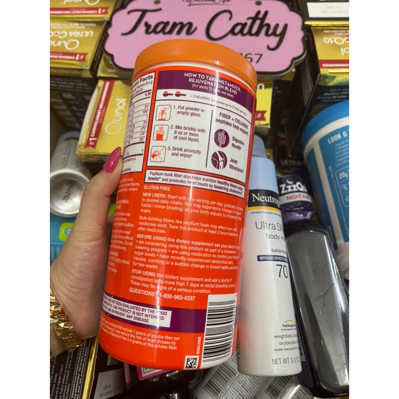 Date 2025-metamucil fiber+collagen 564g cải thiện đường ruột và xương khớp