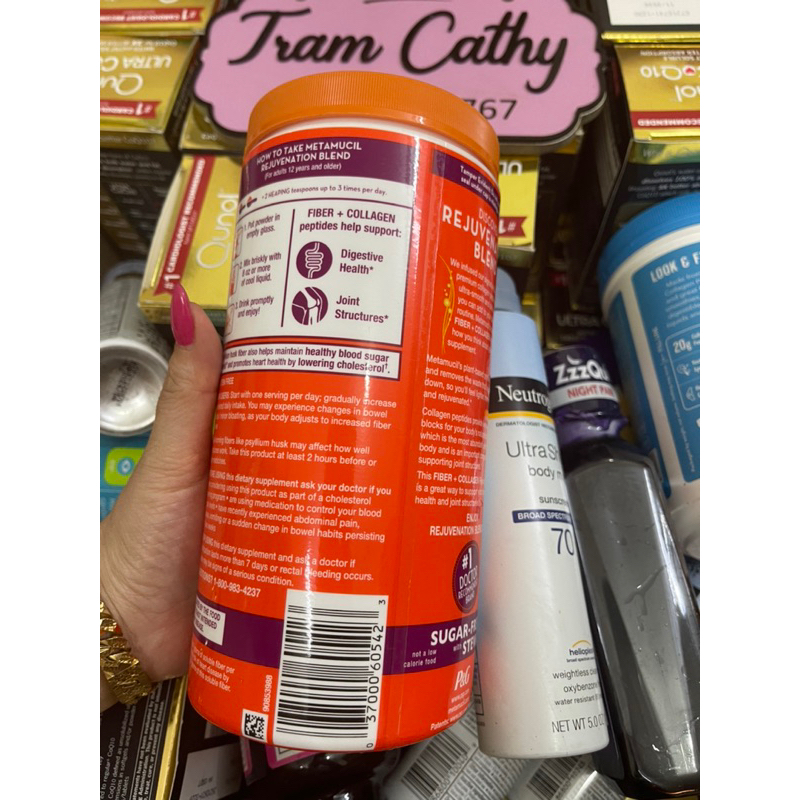 Date 2025-metamucil fiber+collagen 564g cải thiện đường ruột và xương khớp