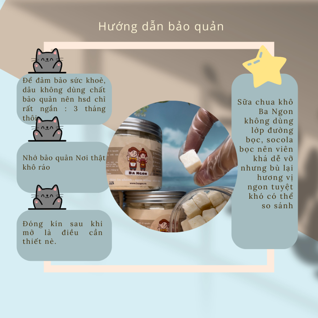 Sữa chua sấy thăng hoa ít đường vị nhà làm - sữa chua viên khô dễ bảo quản