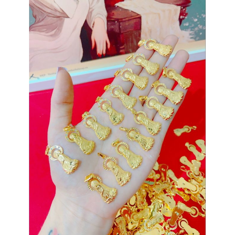 Mặt phật dây chuyền vàng 6k