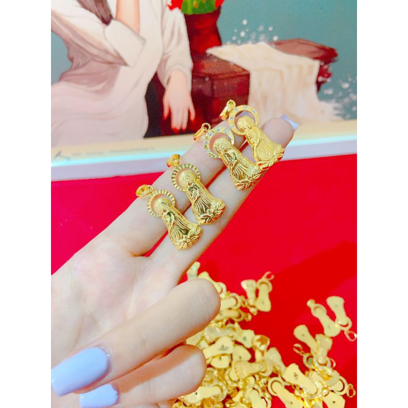 Mặt phật dây chuyền vàng 6k