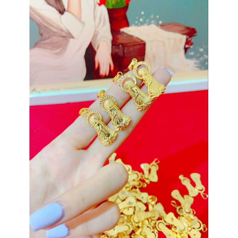 Mặt phật dây chuyền vàng 6k