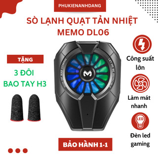 Sò Lạnh Điện Thoại Memo DL06, Quạt Tản Nhiệt Cho Điện Thoại Chính Hãng
