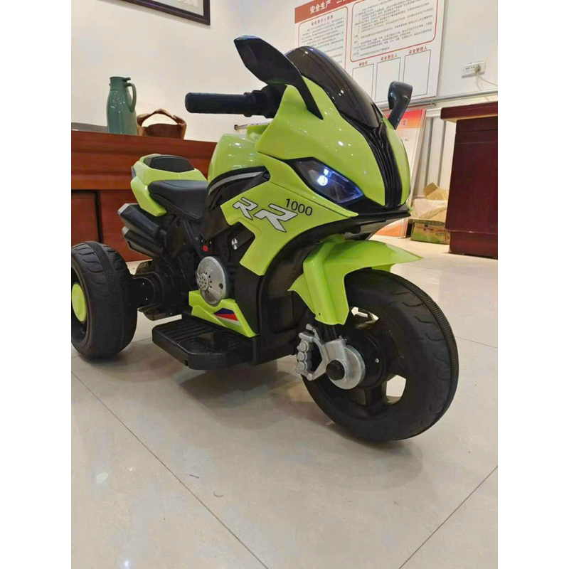 Xe Mô tô điện RR1000 Fullsize cho bé, chức năng đèn nhạc, tiến lùi đầy đủ