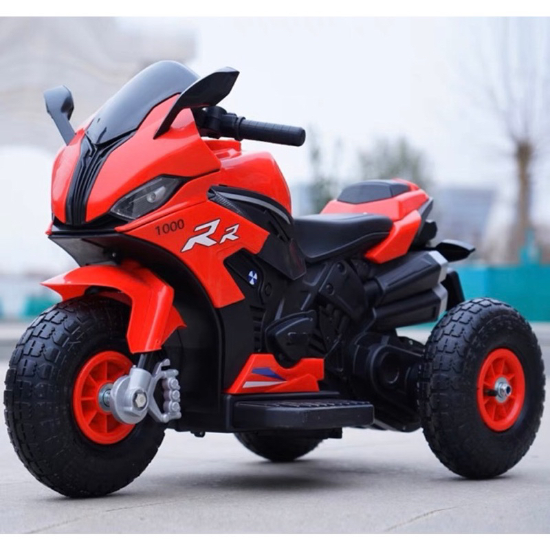 Xe Mô tô điện RR1000 Fullsize cho bé, chức năng đèn nhạc, tiến lùi đầy đủ