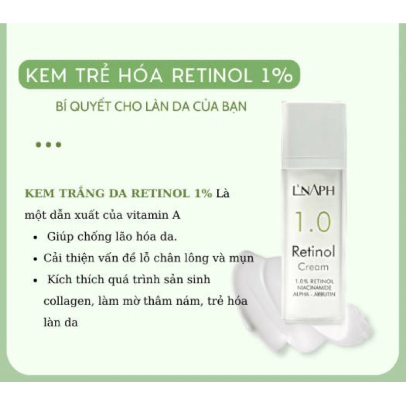 Kem dưỡng LNAPH Retinol Cream