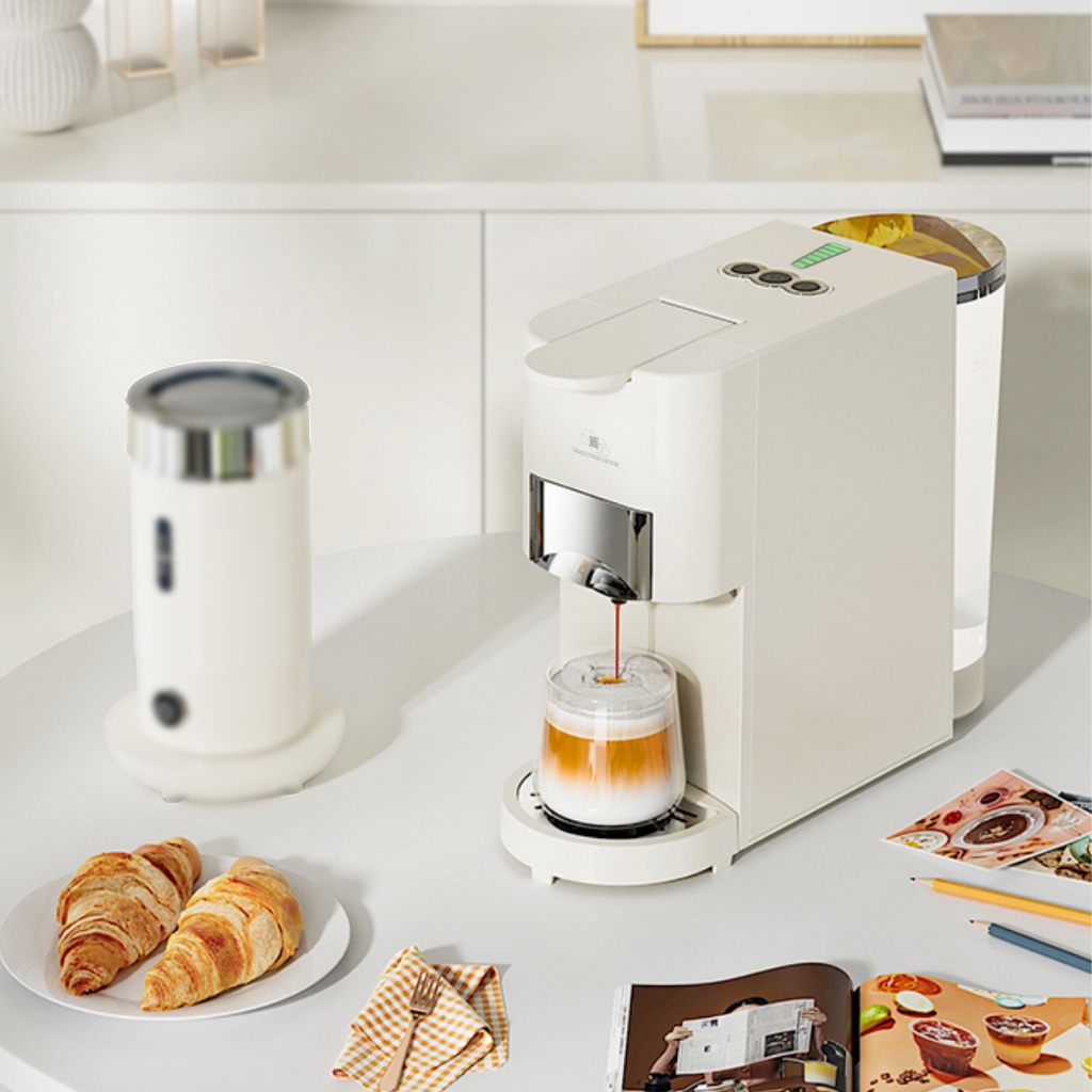 Máy Pha Cà Phê CF04 Mini Pha Cafe Espresso, Viên Nén Nespresso, Nescafe Dolcegusto, Bán Tự Động Cho Văn Phòng, Gia Đình