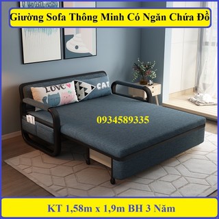 Giường Sofa, Giường Thông Minh, Ghế Sofa Gấp Gọn Kết Hợp Với Giường Ngủ Có Ngăn Chứa Đồ Ghế Sofa Đa Năng