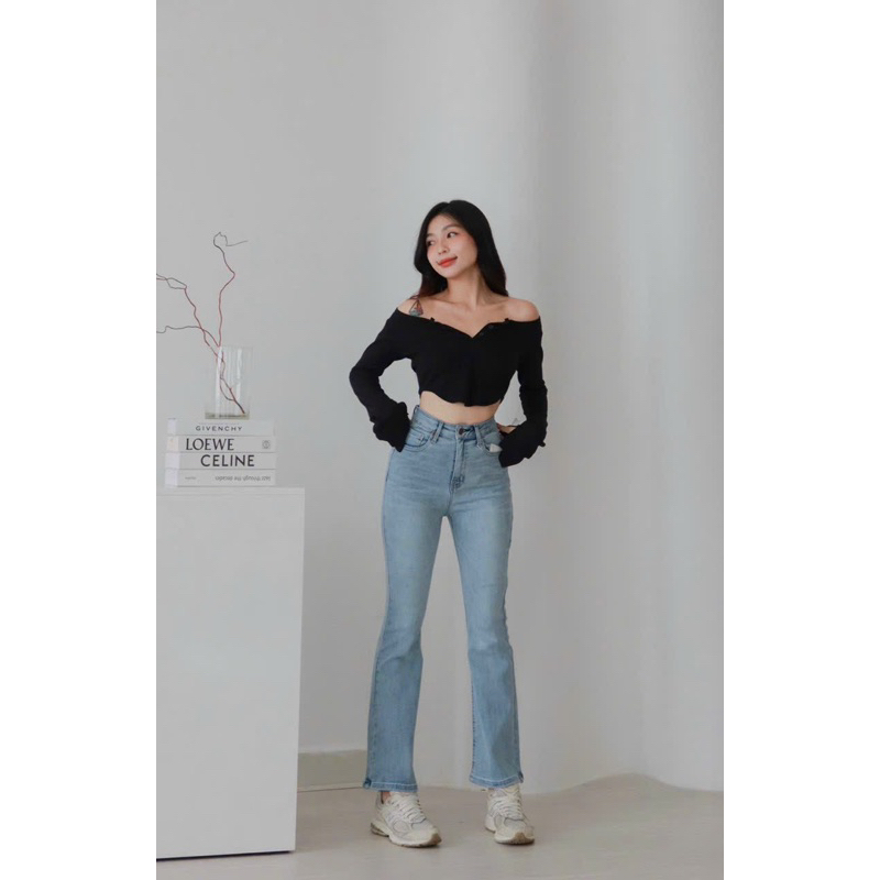 Quần jeans loe 92cm