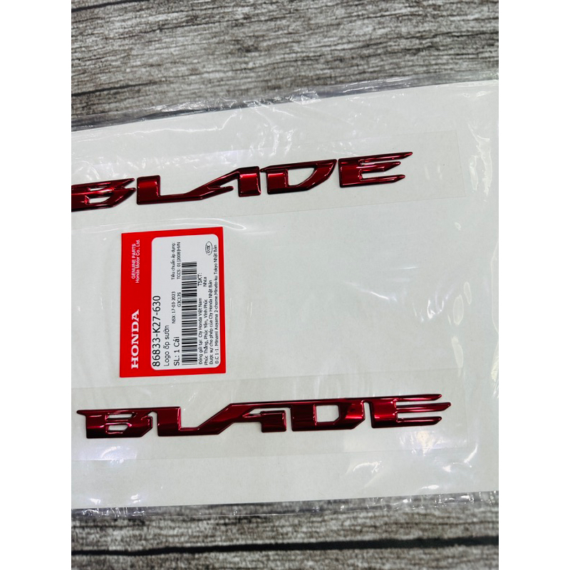 Tem AirBlade 2013-2019 Hàng  Zin Hãng/Giá 1 bên