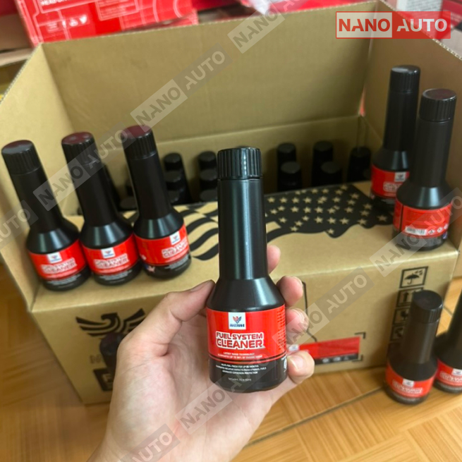 Chai súc bình xăng MAXLUBE, phụ gia vệ sinh buồng đốt, kim phun 60ml, Fuel System Cleaner