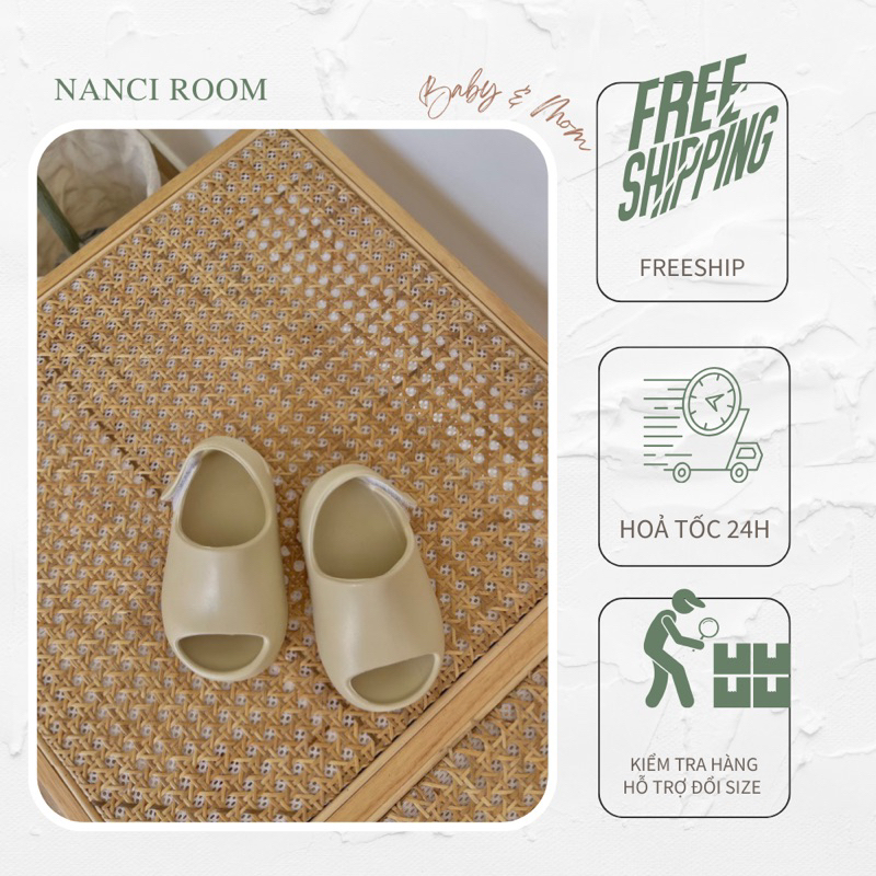 Dép Beei có quai dán em bé Nanci room