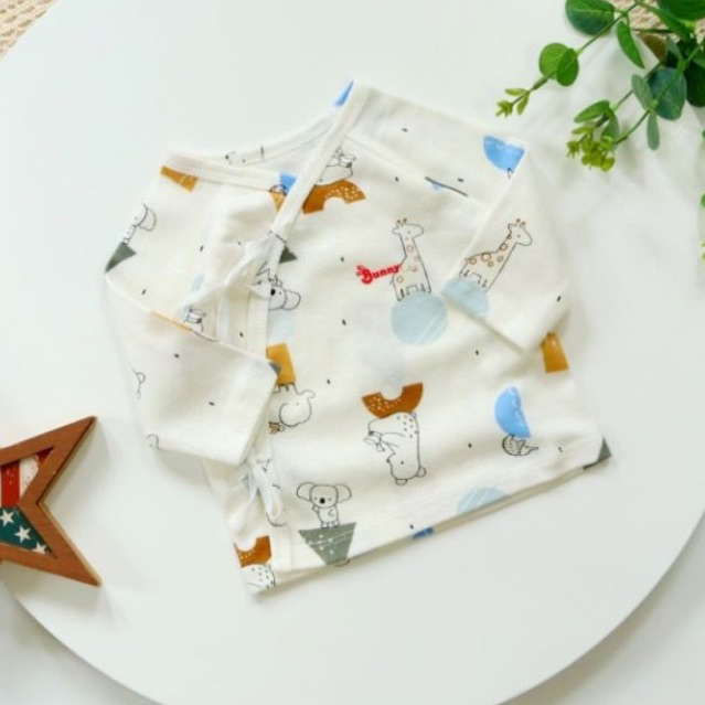 Áo sơ sinh cột dây cao cấp chất cotton đẹp cho bé - Hiệu Bunnybaby