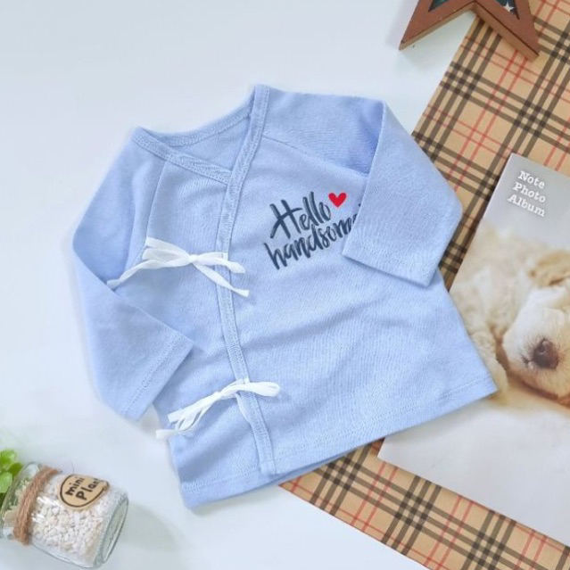 Áo sơ sinh cột dây cao cấp chất cotton đẹp cho bé - Hiệu Bunnybaby