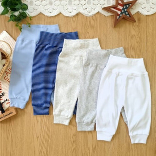 (3-10kg) Quần sơ sinh lưng cao chất cotton mềm mịn giúp giữ ấm bụng cho bé ngủ ngon - Bunnybaby