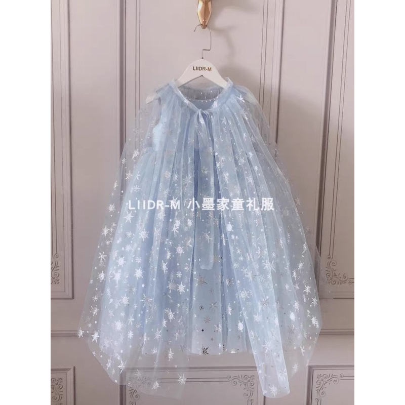 Áo Choàng Bông Tuyết, Áo Choàng Elsa, Trang Phục Noel Halloween Hoá Trang Cho Bé