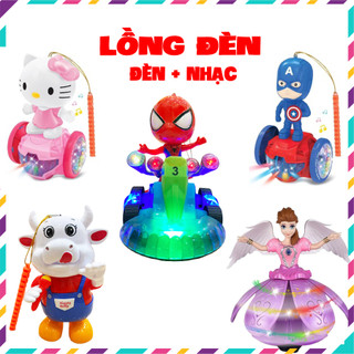 Đồ Chơi Đèn Lồng Công Chúa,Siêu Anh Hùng,Tôn Ngộ Không Có bánh xe di chuyển,Có Đèn Và Nhạc Vui Nhộn