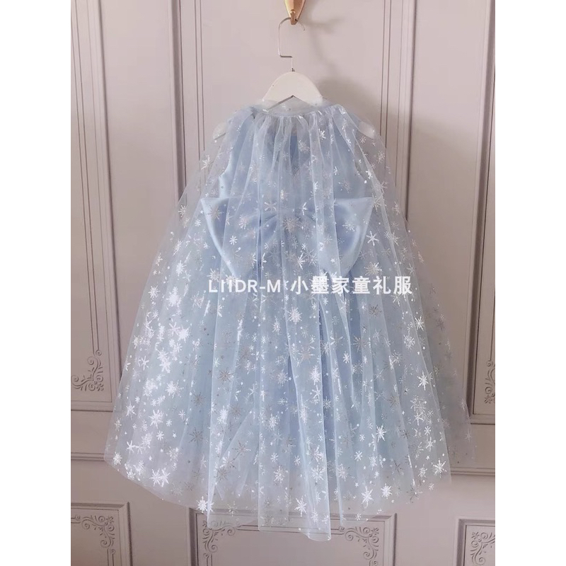 Áo Choàng Bông Tuyết, Áo Choàng Elsa, Trang Phục Noel Halloween Hoá Trang Cho Bé