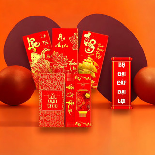 Combo 500 bao lì xì , sỉ bao lì xì , lì xì tết , chat chọn mẫu