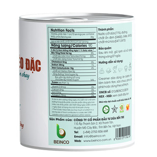Creamer dừa đặc - Sữa đặc dừa ( chay, mặn đều dùng được )