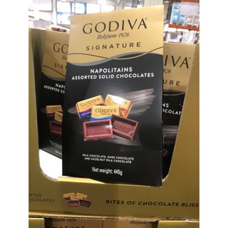 Kẹo socola đen đắng cao cấp godiva signature napolitains 445 gr