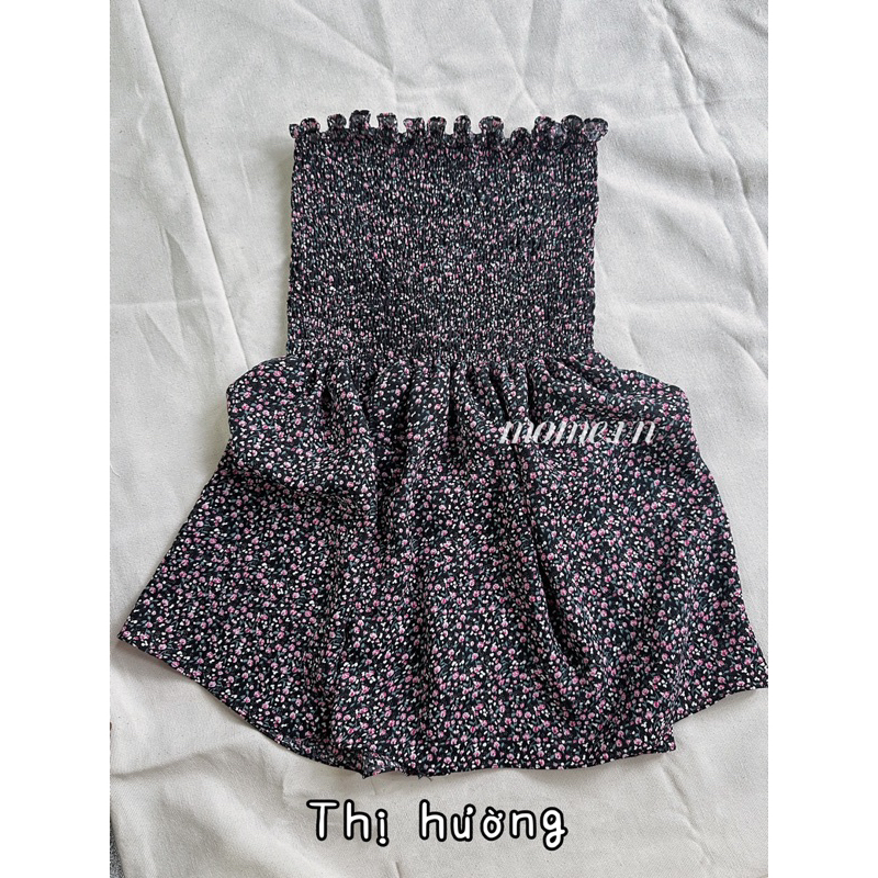 Áo quây bèo hoa nhí - Tube Top bèo