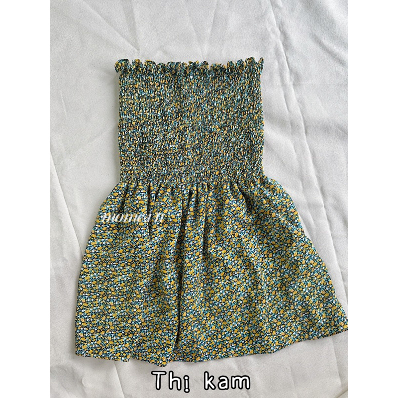 Áo quây bèo hoa nhí - Tube Top bèo
