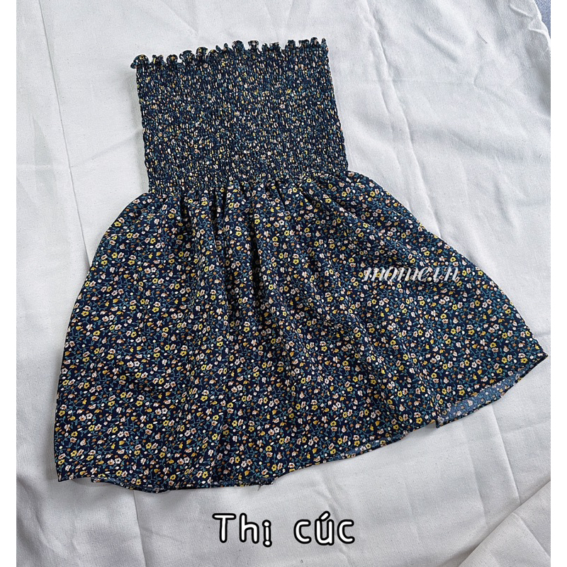 Áo quây bèo hoa nhí - Tube Top bèo