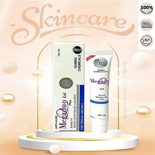 Megaduo Gel giảm mụn ẩn, giảm thâm Megaduo Gel bản thường AHA và bản Plus Retinal!!!
