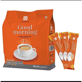 Cà phê sữa hoà tan 3 in 1 good morning trần quang