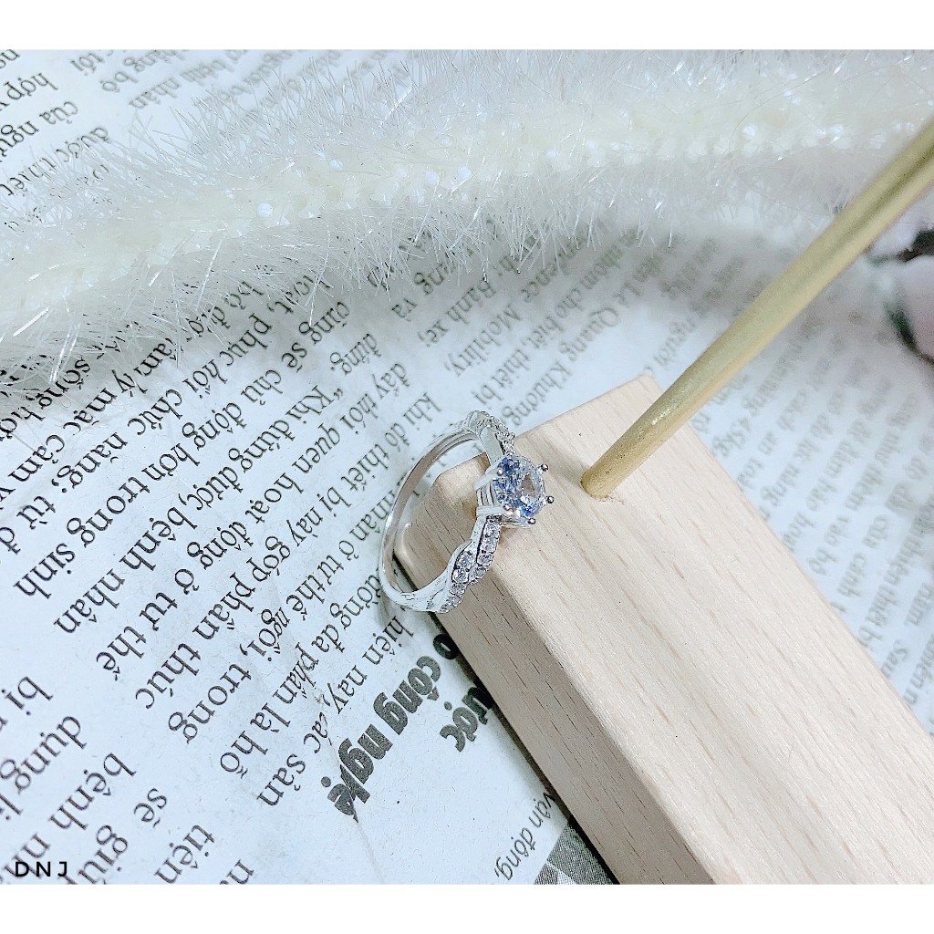 Nhẫn nữ bạc ta, nhẫn xoắn vai